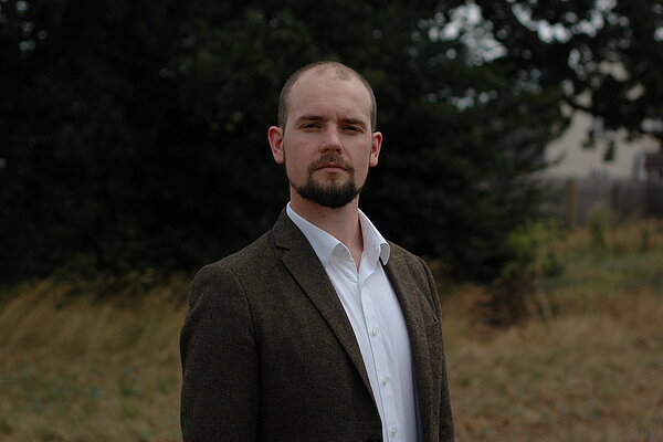 Parliamentary Candidate Ed Tyldesley looking dissapointed