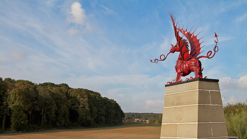 Memorial at Mametz Wood