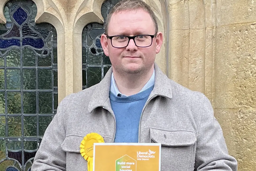 Councillor Luke Taylor (Bradninch) launches manifesto