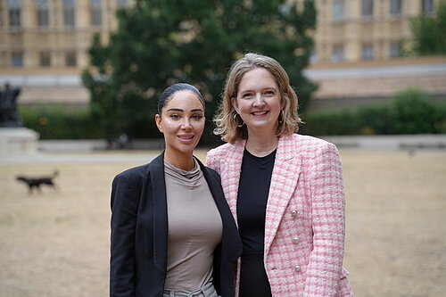 Tulisa and Anna Sabine MP